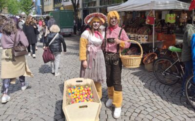 Frühlingsstimmung und Selfie-Spaß zu Ostern: Osteraktion der City Partner im Vinzentiusgarten am 4. April